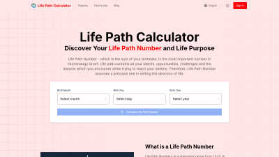 Life Path Calculator - AI tool for Education & Learning