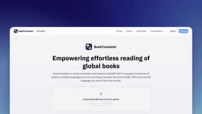 BookTranslator - AI tool for AI Assistants