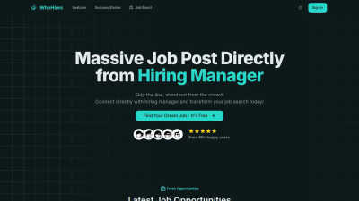 WhoHires - AI tool for Career & Jobs