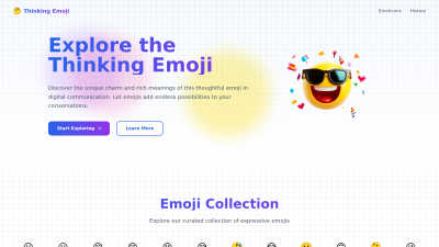 Thinking Emoji - AI tool for Blogging & Publishing