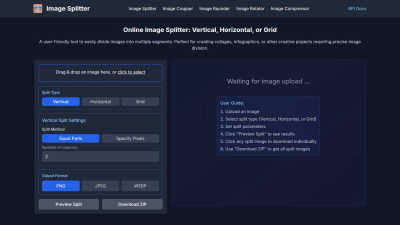 Image Splitter - AI tool for Content Creation