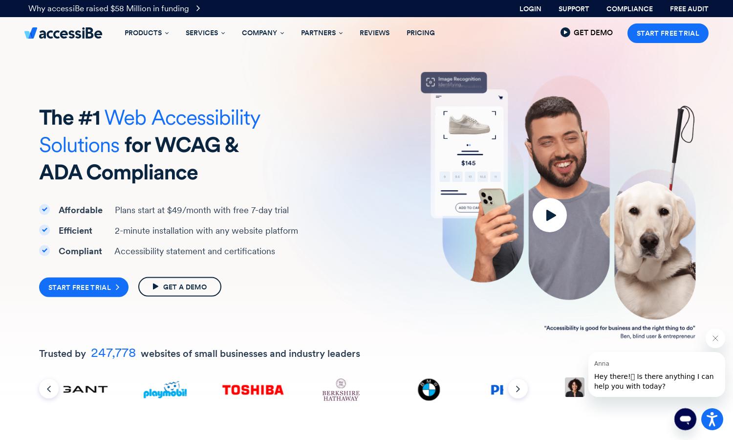 accessiBe Website