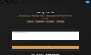 Ai Story Generator Website