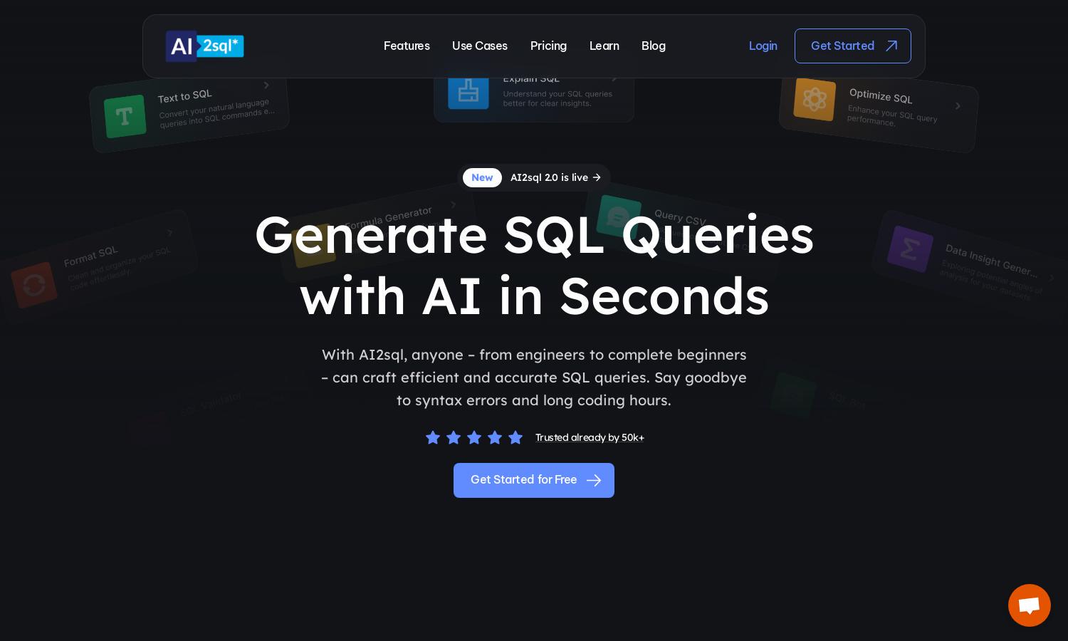 AI2sql Website