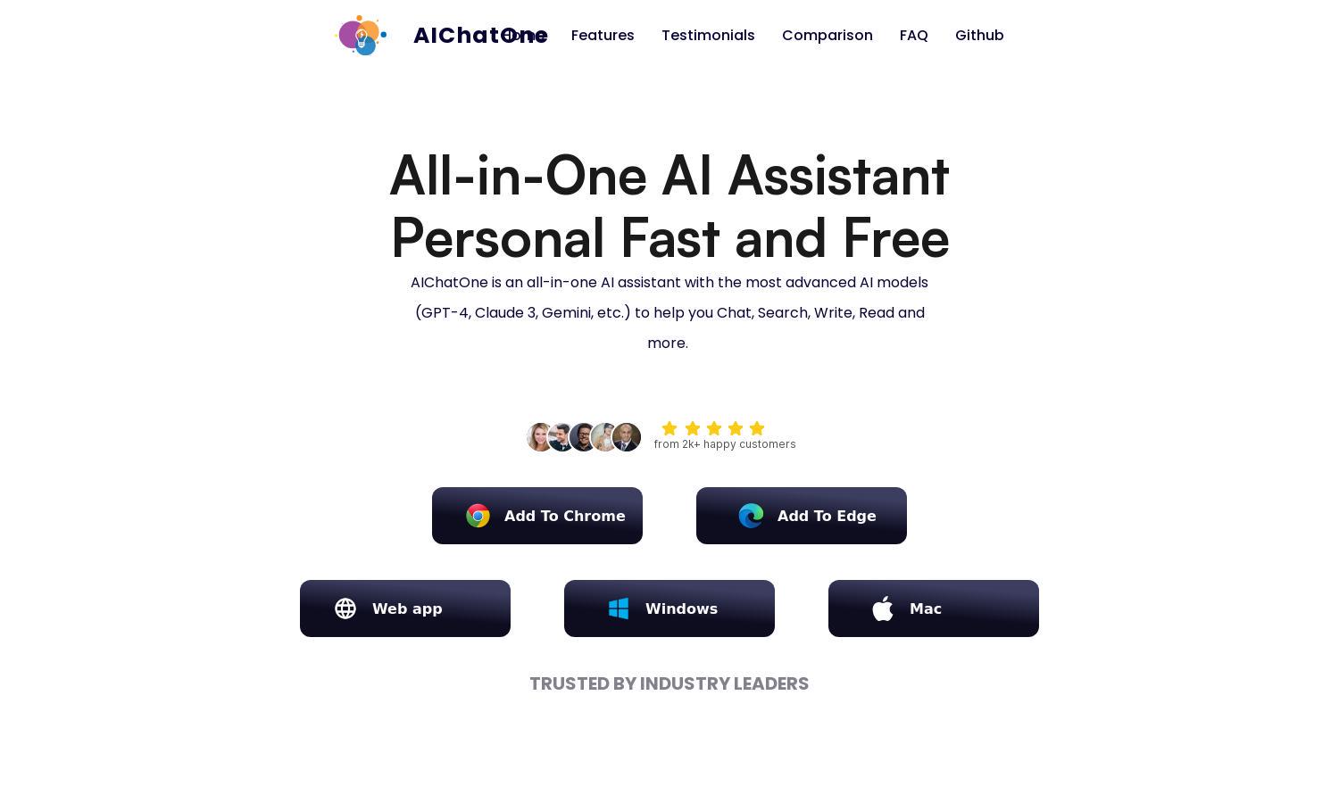 AIChatOne Website