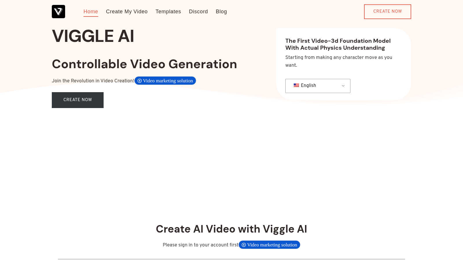 Viggle AI application interface and features