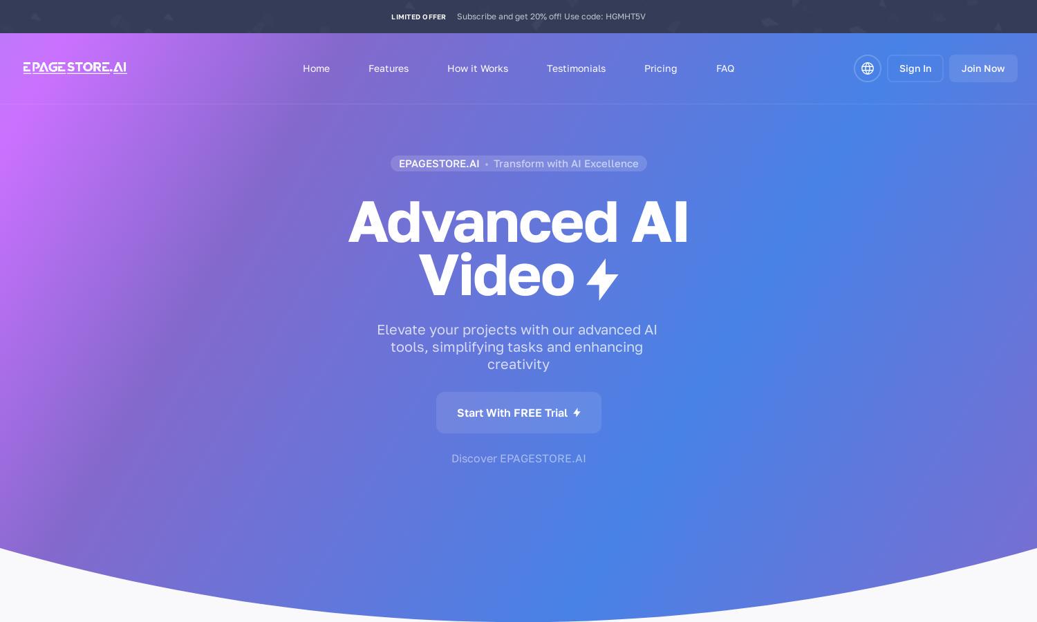 epagestore.ai Website