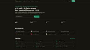 FindAlternativeTo - AI tool for Directories