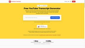GetYouTubeTranscript - AI tool for AI Assistants