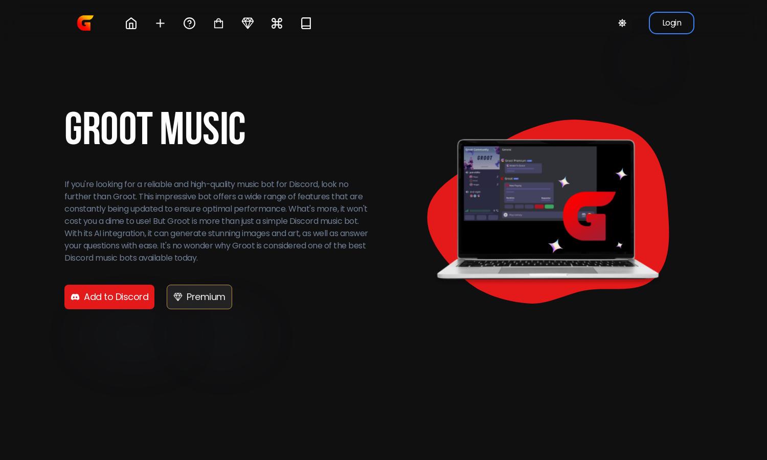 Groot Music Website