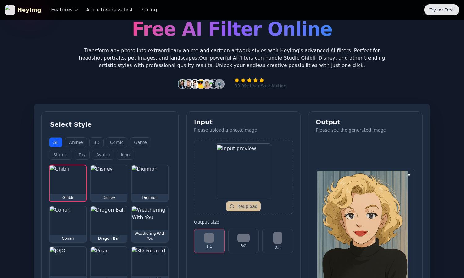 HeyImg Website