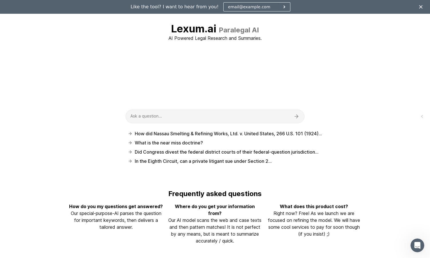 Lexum.ai Website