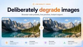 Low Quality Image Maker - AI tool for Content Creation