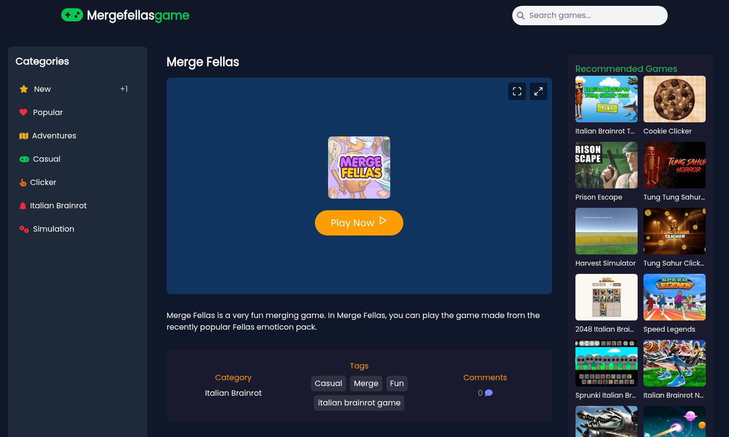 Merge Fellas Website