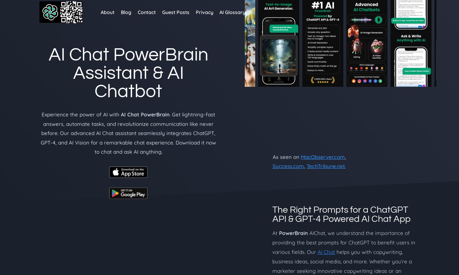 PowerBrain AI Website