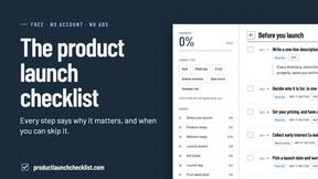 Product Launch Checklist - AI tool for Marketing