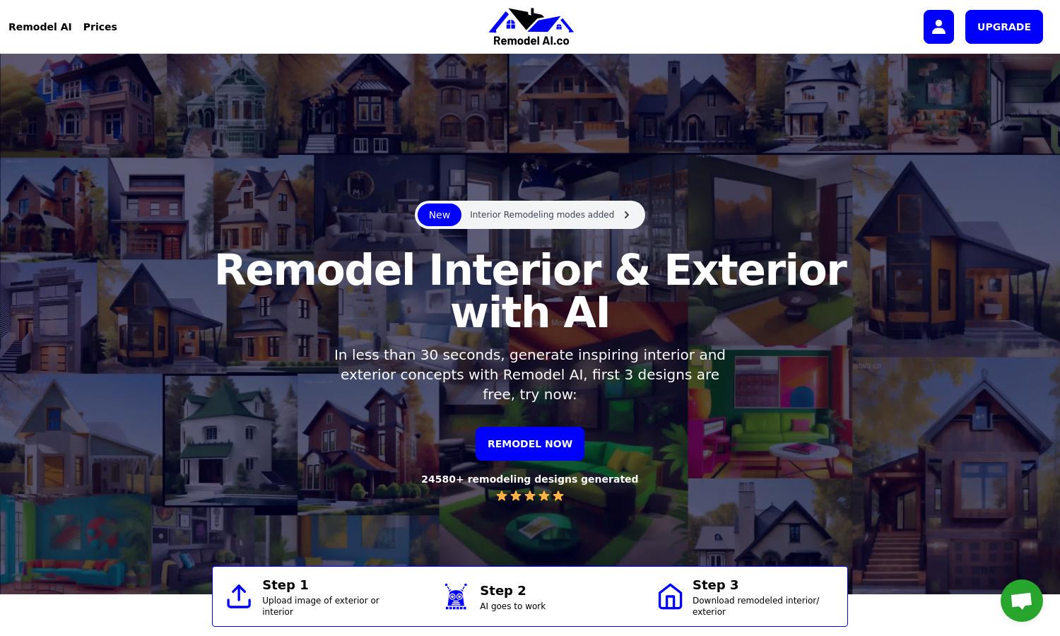 Remodel AI Website