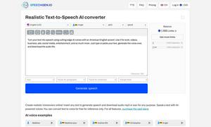 SpeechGen.io Website