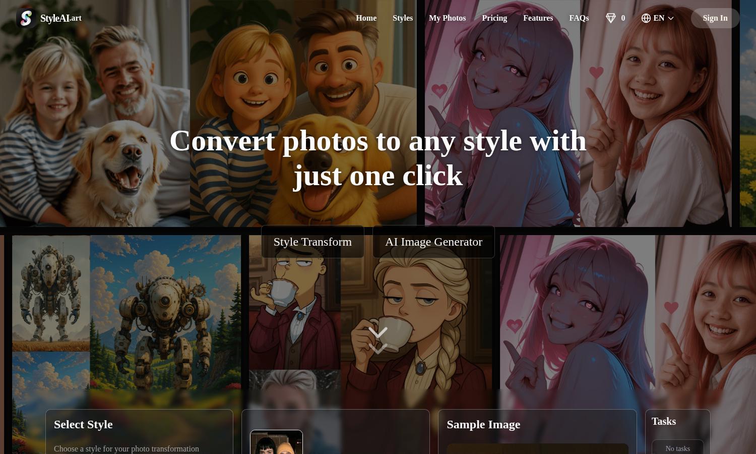 Style AI Website