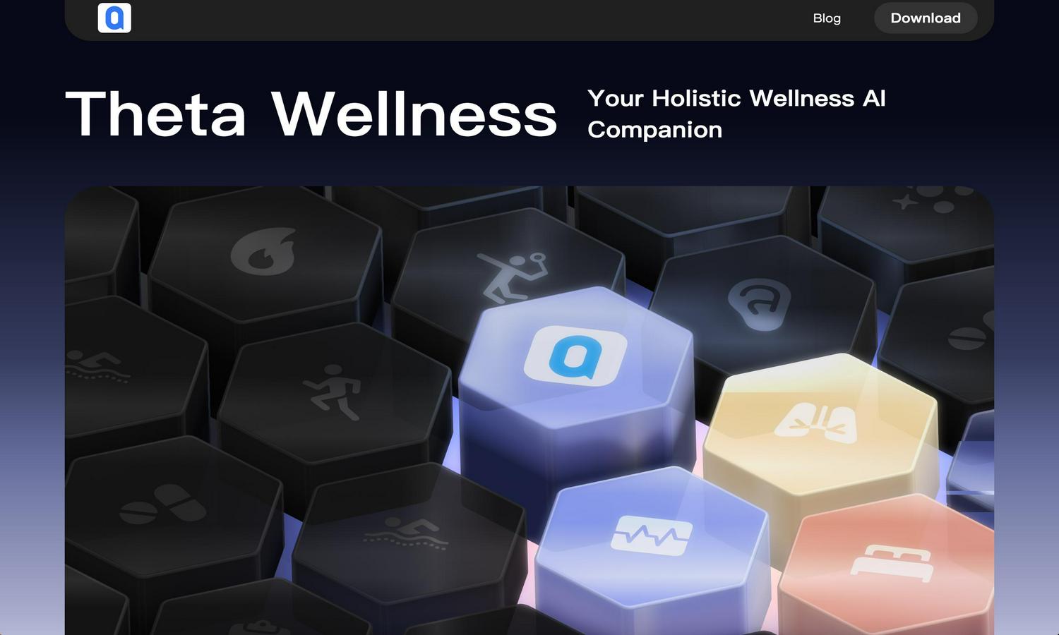 Theta Wellness - Your Holistic Wellness AI Companion Website