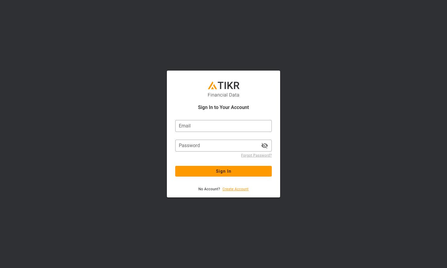 TIKR Terminal Website