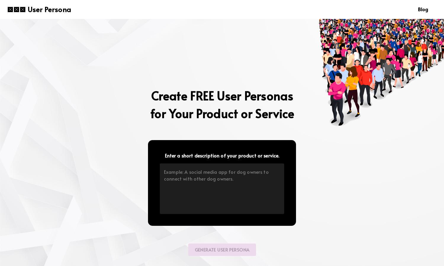 User Persona Website