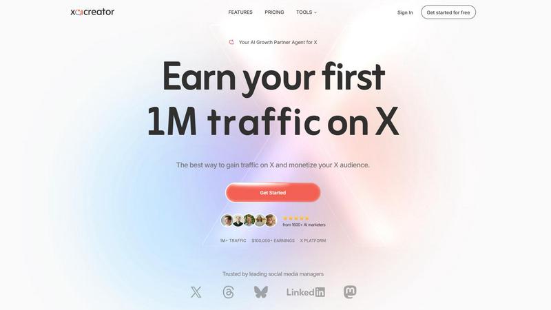 xaicreator application interface and features